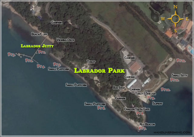 Map of Labrador Park