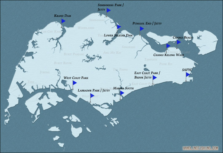 Singapore Shore Fishing Spots